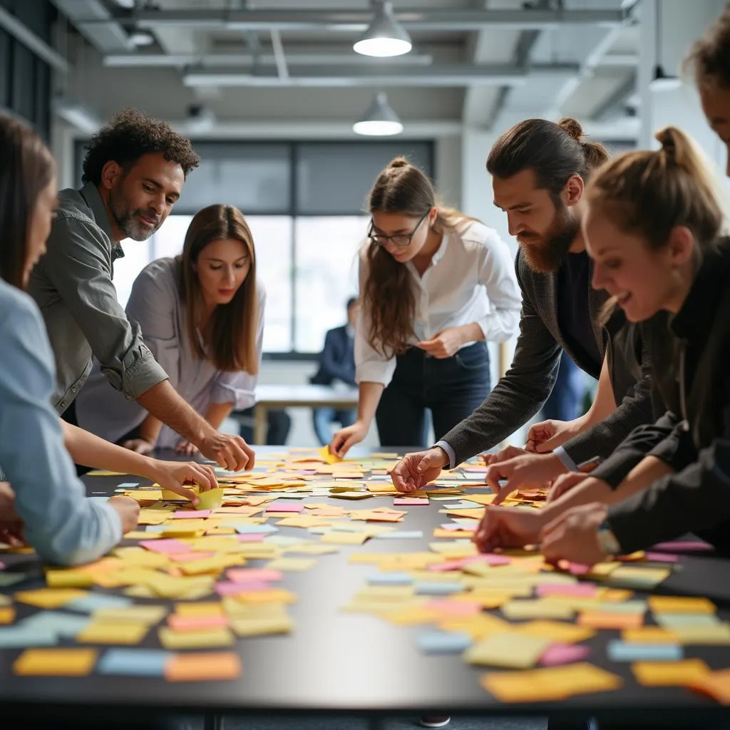 Atelier de créativité en équipe